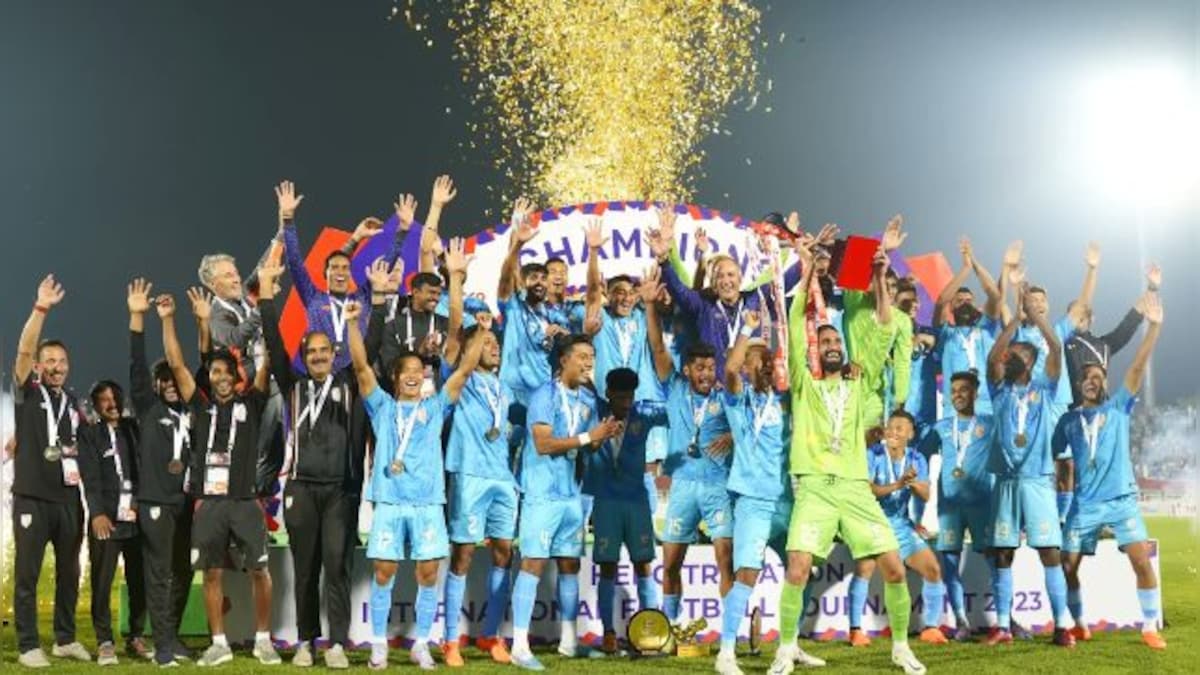 Indian football team achieves sub-100 FIFA ranking for first time since 2018