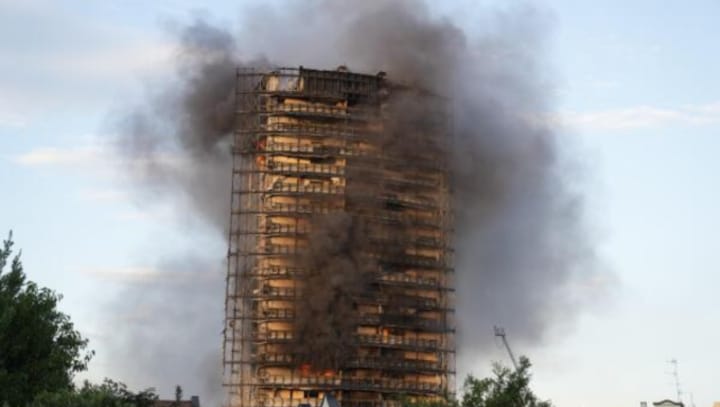 Italy: 6 dead as huge fire rips through Milan retirement house