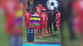 Jeakson Singh appeals for peace in Manipur after wearing Meitei flag during SAFF Championship celebrations