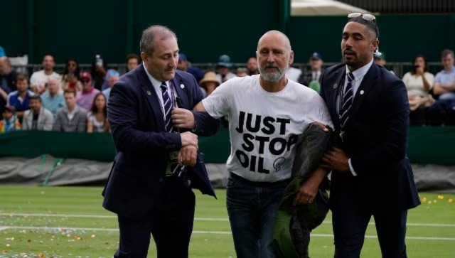 Wimbledon 2023: 'Just Stop Oil' protestors charged with aggravated trespass Wimbledon 2023: 'Just Stop Oil' protestors charged with aggravated trespass