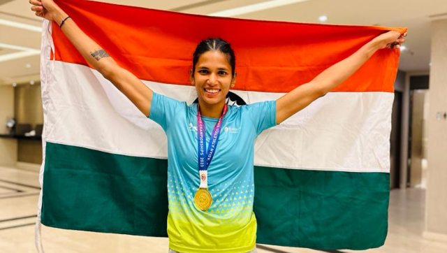Watch: Jyothi Yarraji wins 100m hurdles gold in Asian Athletics Championships Watch: Jyothi Yarraji wins 100m hurdles gold in Asian Athletics Championships