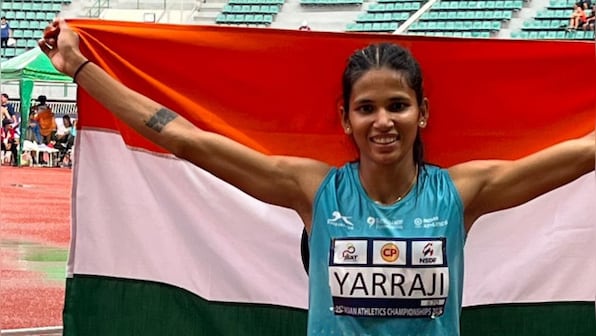Asian Athletics Championships: Yarraji follows up hurdles gold with 200m silver; India finish third with 27 medals