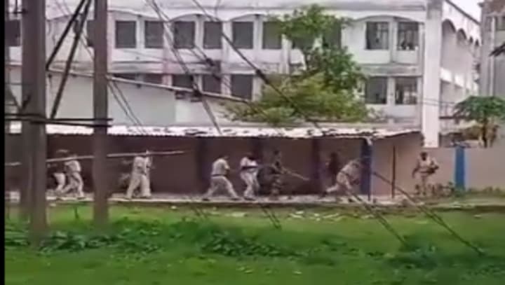WATCH: Policemen fire at villagers protesting against power cuts in Bihar's Katihar
