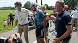 Tour de France: British rider Mark Cavendish crashes out in eighth stage