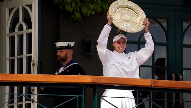 Marketa Vondrousova wins Wimbledon women's title: 'I don't know how I've done it. Tennis is crazy' Marketa Vondrousova wins Wimbledon women's title: 'I don't know how I've done it. Tennis is crazy'