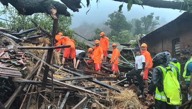 Raigad landslide: 15 feared dead as NDRF conducts rescue operation Raigad landslide: 15 feared dead as NDRF conducts rescue operation