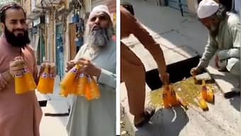 WATCH: What’s the religion of your cold drink? Pakistan mullahs smash bottles of mango juice brand owned by Ahmadiya