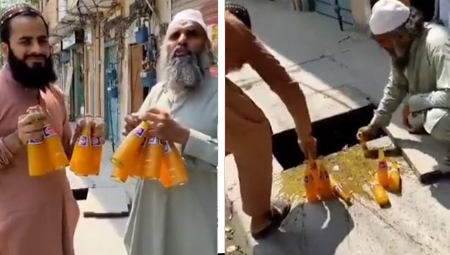 WATCH: What’s the religion of your cold drink? Pakistan mullahs smash bottles of mango juice brand owned by Ahmadiya WATCH: What’s the religion of your cold drink? Pakistan mullahs smash bottles of mango juice brand owned by Ahmadiya