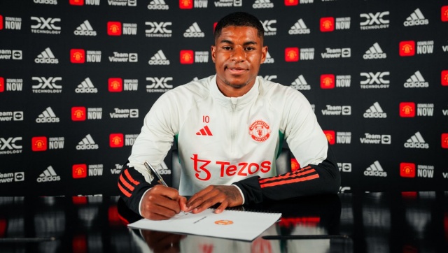 Marcus Rashford signs new five-year deal at Manchester United Marcus Rashford signs new five-year deal at Manchester United