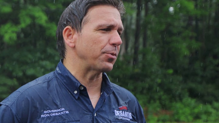 Republican presidential hopeful Ron DeSantis supports revoking China's trade status