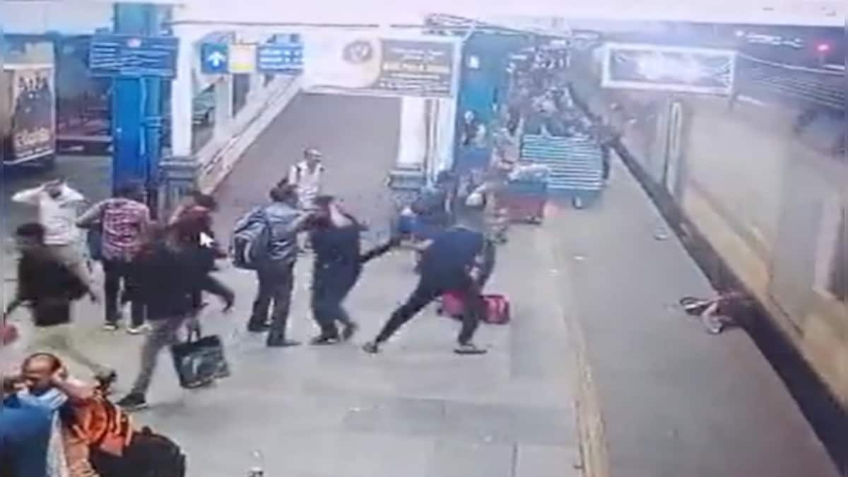 On camera: Passenger slips while boarding moving train, here's what happened next