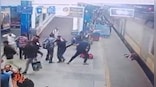 On camera: Passenger slips while boarding moving train, here's what happened next