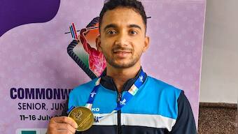 Commonwealth Weightlifting Championships: Shubham Todkar wins gold in 67 kg category