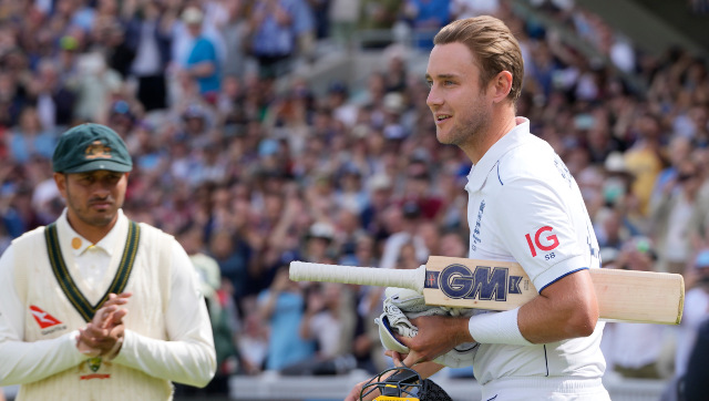 Watch: Stuart Broad gets standing ovation, guard of honour from Australia on Day 4 of Oval Test Watch: Stuart Broad gets standing ovation, guard of honour from Australia on Day 4 of Oval Test