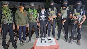 Two terrorists linked to LeT arrested in J&K, arms recovered