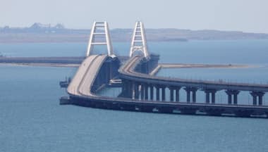 Russia says it destroyed three Ukrainian naval drones that attempted to attack Crimea bridge