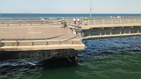 Russian Transport Ministry claims strikes on Kerch Bridge has left rail bridge unharmed