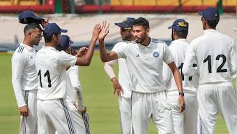 Duleep Trophy final: Vidwath Kaverappa's four-wicket burst gives South Zone the edge against West Zone