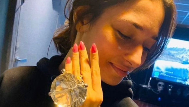 Tamannaah Bhatia clears the air about owning world's fifth-largest diamond ring Tamannaah Bhatia clears the air about owning world's fifth-largest diamond ring