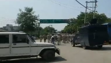 Clashes erupt between two communities in Haryana's Nuh