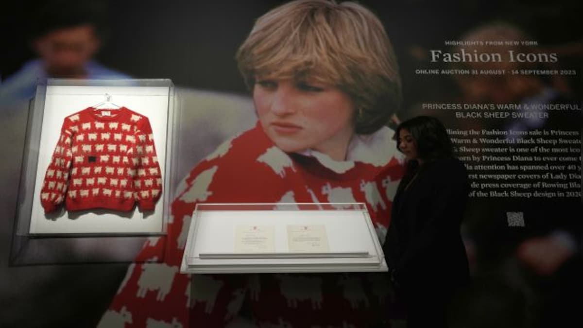 Jumper Fit for a Princess: The back story behind Diana’s famous black sheep sweater, which is up for auction