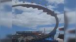WATCH: Rollercoaster malfunctions mid-trip, riders stuck upside down for hours