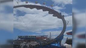 WATCH: Rollercoaster malfunctions mid-trip, riders stuck upside down for hours