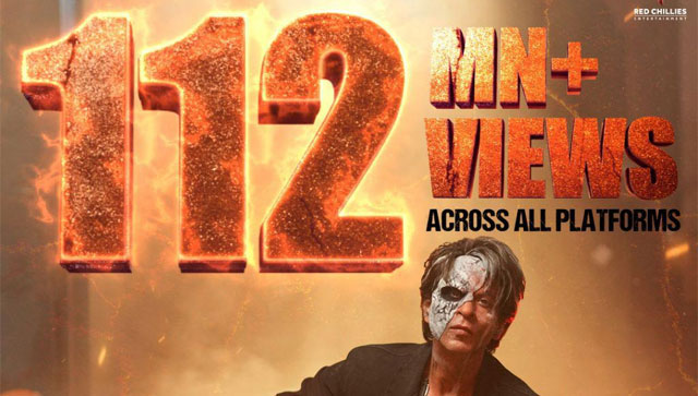 Shah Rukh Khan's 'Jawan Prevue' creates new record, amasses 112 million views in 24 hours Shah Rukh Khan's 'Jawan Prevue' creates new record, amasses 112 million views in 24 hours