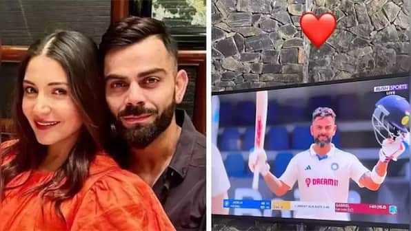 Anushka Sharma is all heart for Virat Kohli’s 76th century in 500th match, shares story