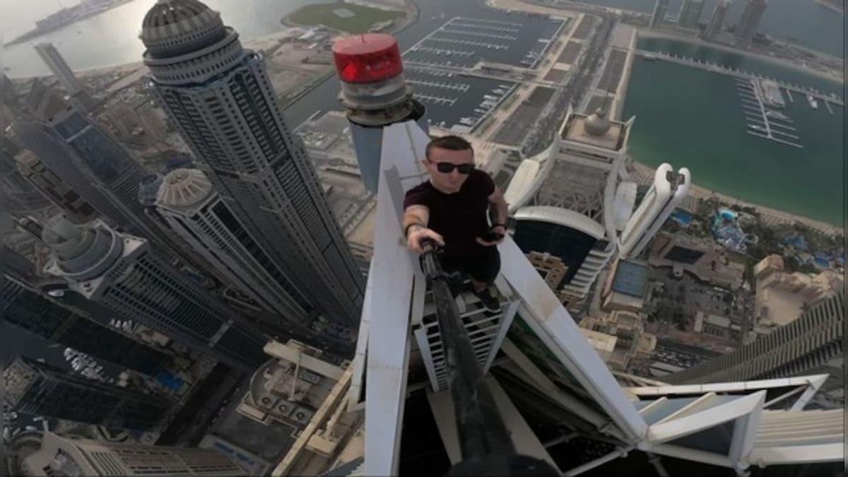 Who was Remi Lucidi, French daredevil who fell to his death during a stunt?