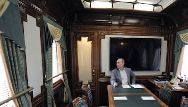 Inside Putin’s ‘ghost’ train: A lavish spa, anti-ageing machine and more