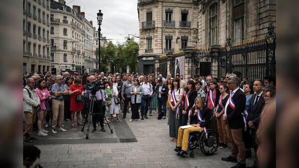 People across France show solidarity at town halls targeted in rioting following police shooting