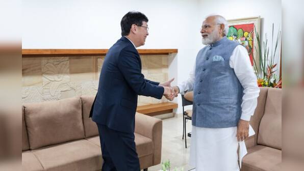 PM Modi meets Foxconn chief, welcomes Taiwanese firm's plans to expand semiconductor manufacturing in India