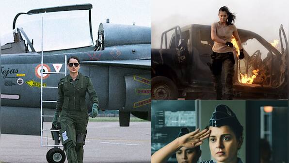 Kangana Ranaut looks fierce as Indian Air Force pilot in first look of 'Tejas', to clash with Tiger Shroff on October 20