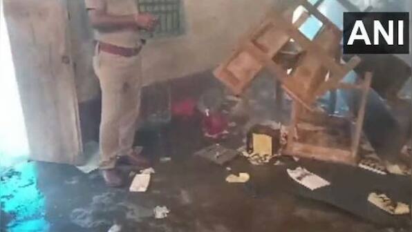 West Bengal Panchayat Polls: Polling booth vandalised, ballot papers set on fire in Coochbehar