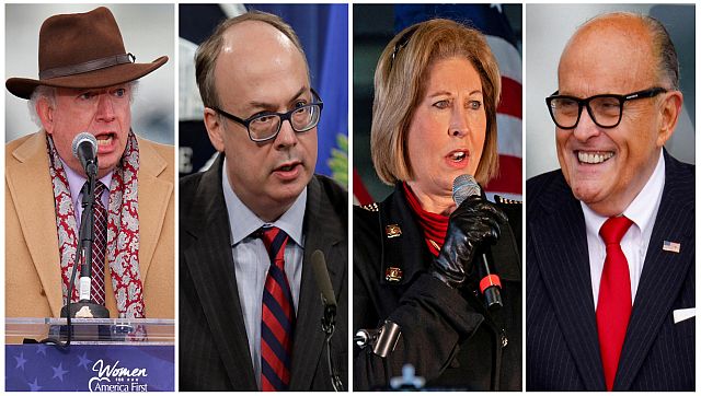 2020 election case: Who are the 6 who helped Trump? 2020 election case: Who are the 6 who helped Trump?