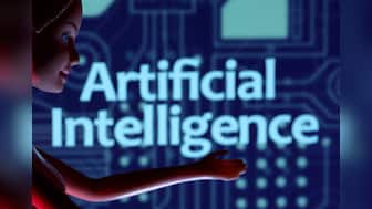 FILE PHOTO: Illustration shows Artificial Intelligence words