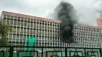 WATCH: Massive fire breaks out in endoscopy room of AIIMS, New Delhi; 8 fire tenders rushed to spot