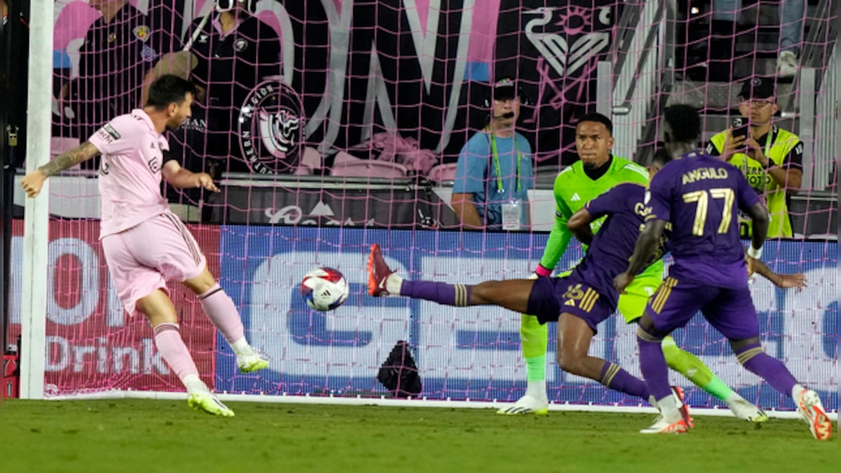 Orlando City's phsyical game makes Lionel Messi lose cool