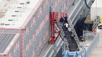 Bibby Stockholm: Inside the UK barge that has begun to house asylum seekers