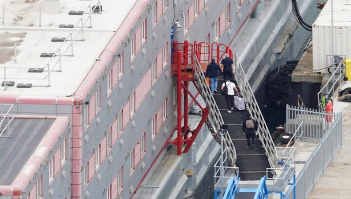 Bibby Stockholm: Inside the UK barge that has begun to house asylum seekers