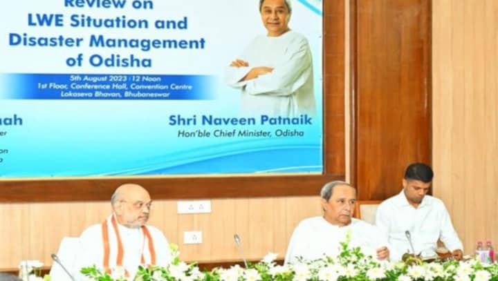 Amit Shah reviews disaster management, Left Wing Extremism situation in Odisha