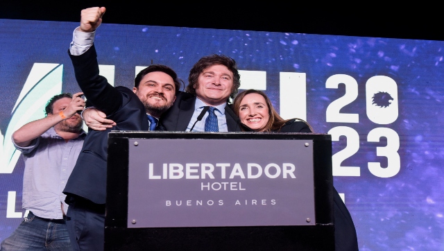 Argentine far-right outsider Javier Milei posts shock win in primary election Argentine far-right outsider Javier Milei posts shock win in primary election