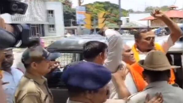 'PayCS' posters targeting Karnataka minister Chaluvarayaswamy appear in Mandya, BJP workers detained