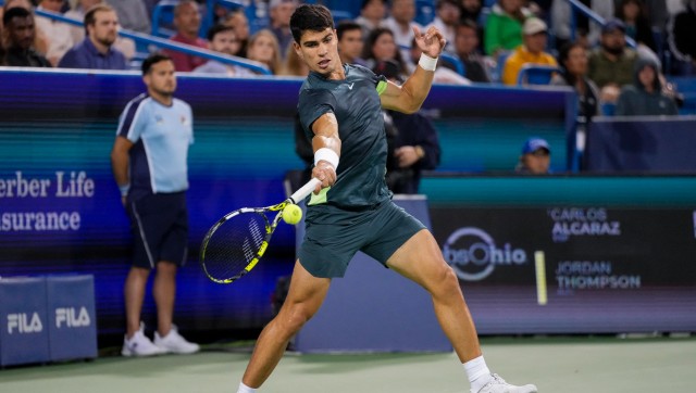 Carlos Alcaraz battles through rain, defending champion Caroline Garcia out of Cincinnati Carlos Alcaraz battles through rain, defending champion Caroline Garcia out of Cincinnati