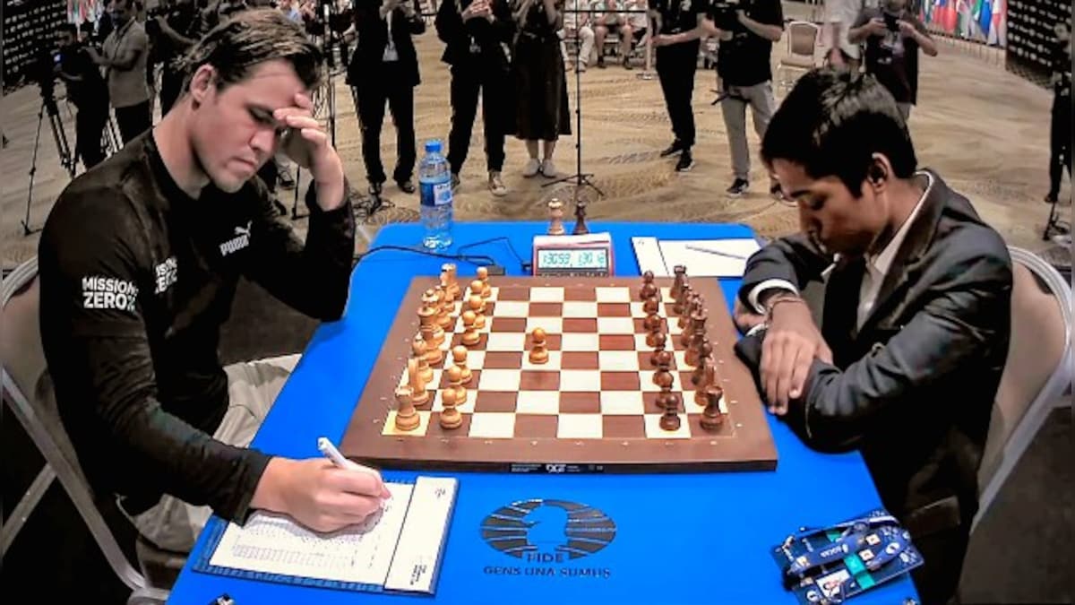 FIDE Chess World Cup: R Praggnanandhaa, Magnus Carlsen play out another draw in final, tie-breaks to determine champion