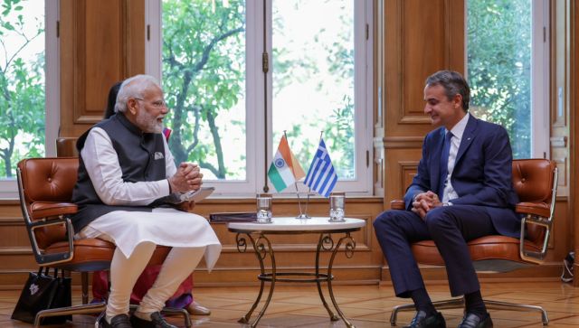 PM Modi gifted Dokra Art from Chhatisgarh, Meghalaya Shawl to Greece leaders PM Modi gifted Dokra Art from Chhatisgarh, Meghalaya Shawl to Greece leaders