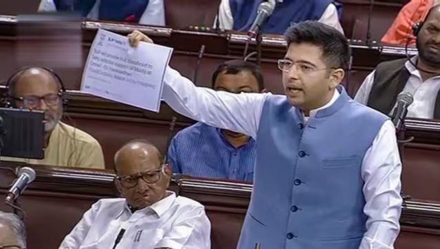 Alleged forging of signature by AAP’s Raghav transferred to Privilege Committee Alleged forging of signature by AAP’s Raghav transferred to Privilege Committee