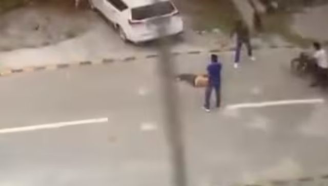 In video, BJP leader shot dead outside residence in Moradabad In video, BJP leader shot dead outside residence in Moradabad