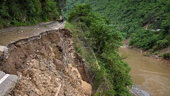 Manipur: Landslides block Imphal-Silchar highway, at least 500 trucks stranded